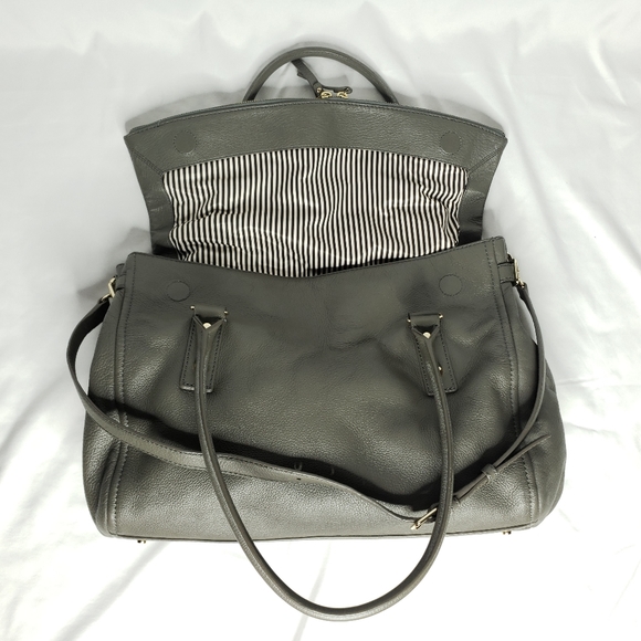 Kate Spade - Cobble Hill Leslie Leather Tote in French Grey - Picture 8 of 14